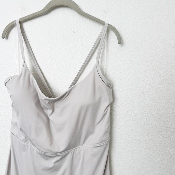 [Gilly Hicks] Gray Active Strappy Back A-Line Dress Built in Shorts NWT Size XXL - Picture 9 of 11